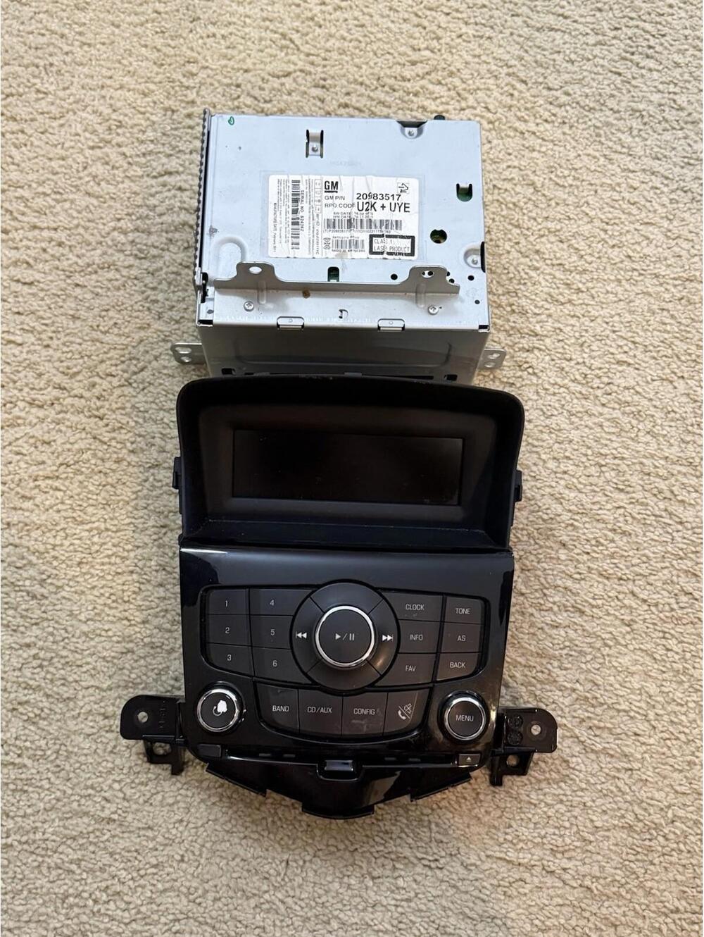 Radio Control Panel AM FM CD MP3 CHEVROLET CRUZE 11 12 13 14 15 16h
